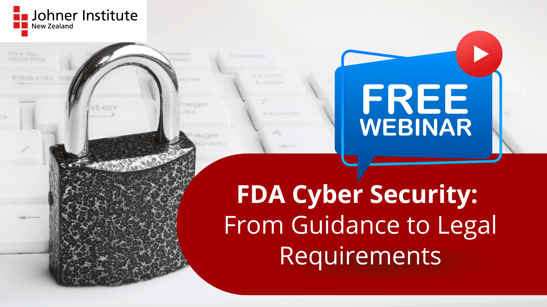 Free Webinar On Cyber Security For Medical Devices FDA